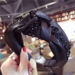 Black Knotted Fancy Headband Black Knotted Fancy Headband