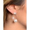 Stone Pearl Earrings