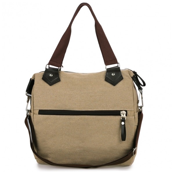 Canvas Multi Pockets shoulder Bag - My Own Fashion Closet LLC