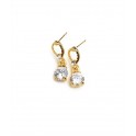 Classic Stone Drop Earrings