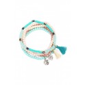 Five Layers Tassels Stretch Beads Bracelets