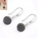 Small Gem Stone Pendant Fashion Earrings