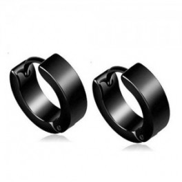 Tiny Black Hoop Earrings Tiny Black Hoop Earrings